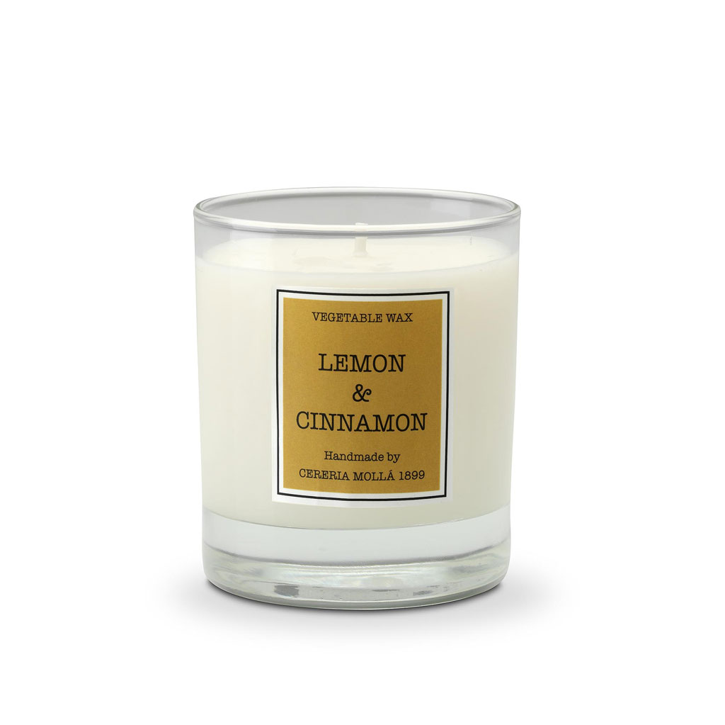 Αρωματικό κερί σόγιας Lemon and Cinnamon Cereria Molla 1899