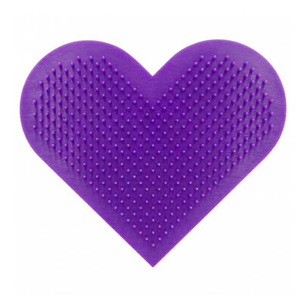 Heart scrubby cleaning pad