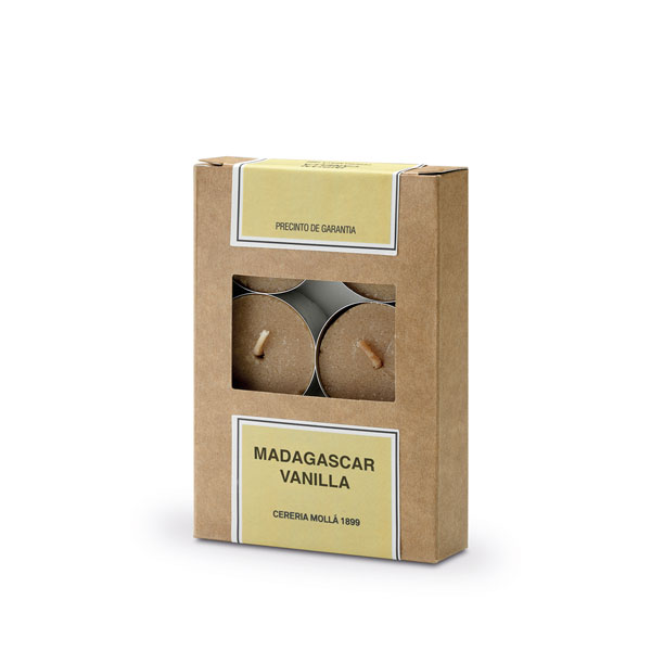 Aromatic tealight Madagascar Vanilla Cereria Molla 1899