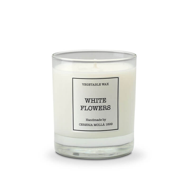 Soy scented candle White Flowers Cereria Molla 1899