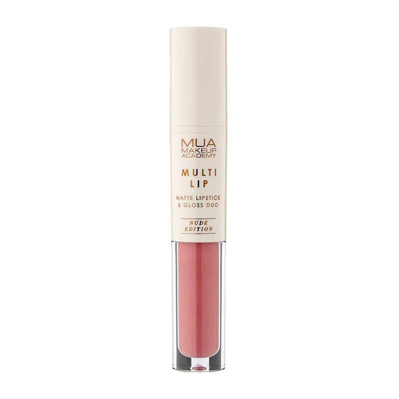 MUA Lipstick & Gloss Duo Nude Edition - Honey