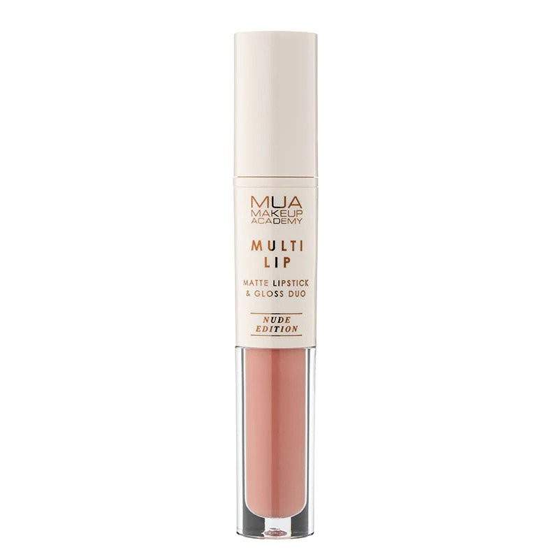MUA Lipstick & Gloss Duo Nude Edition - Mocha
